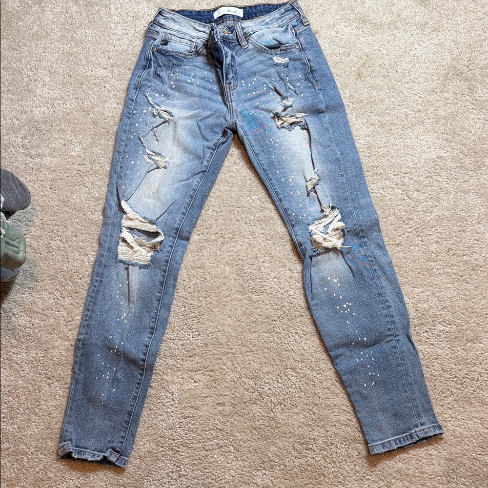 KanCan Light Blue Distressed Skinny Jeans